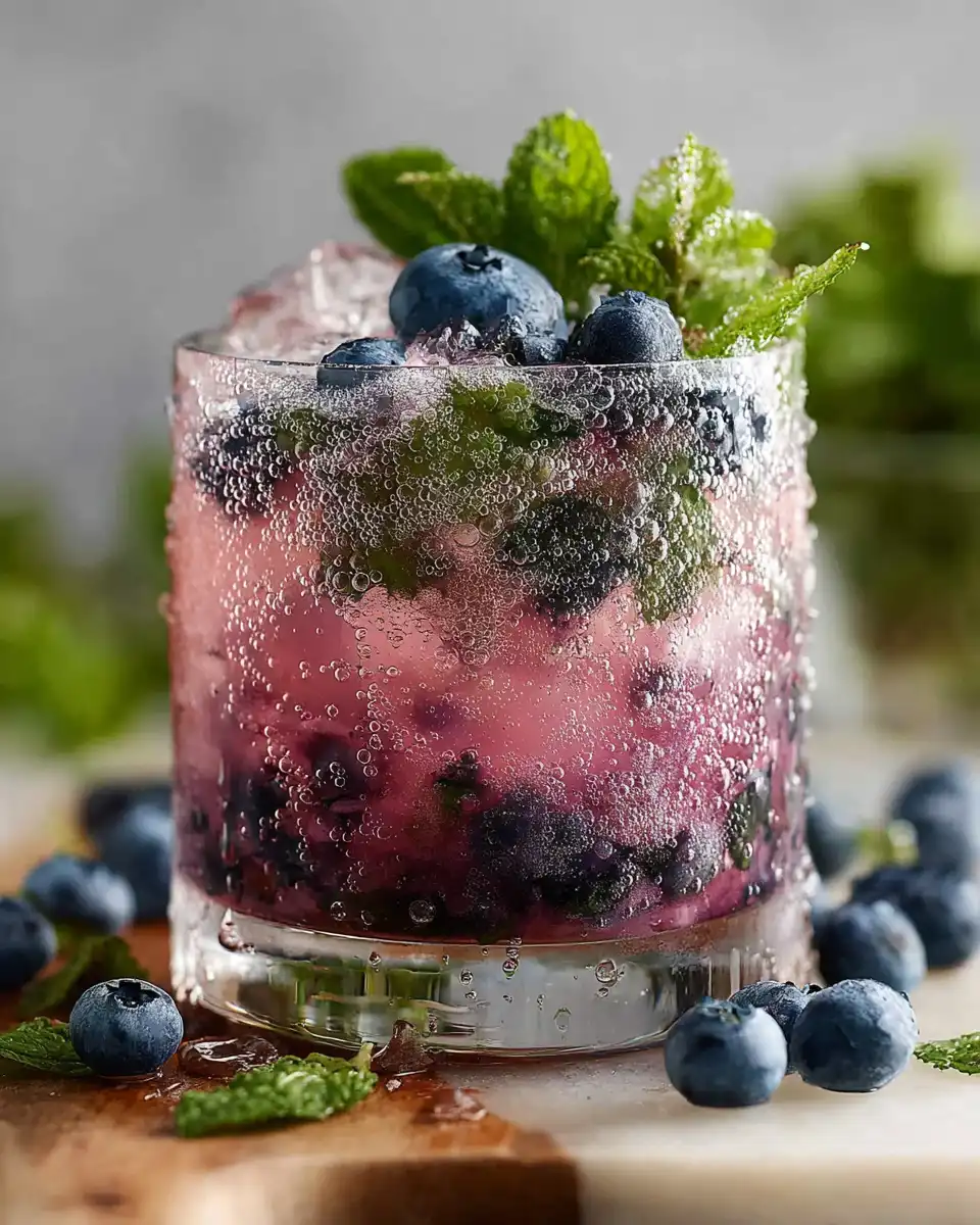 Blueberry Mojito Refreshing Twist