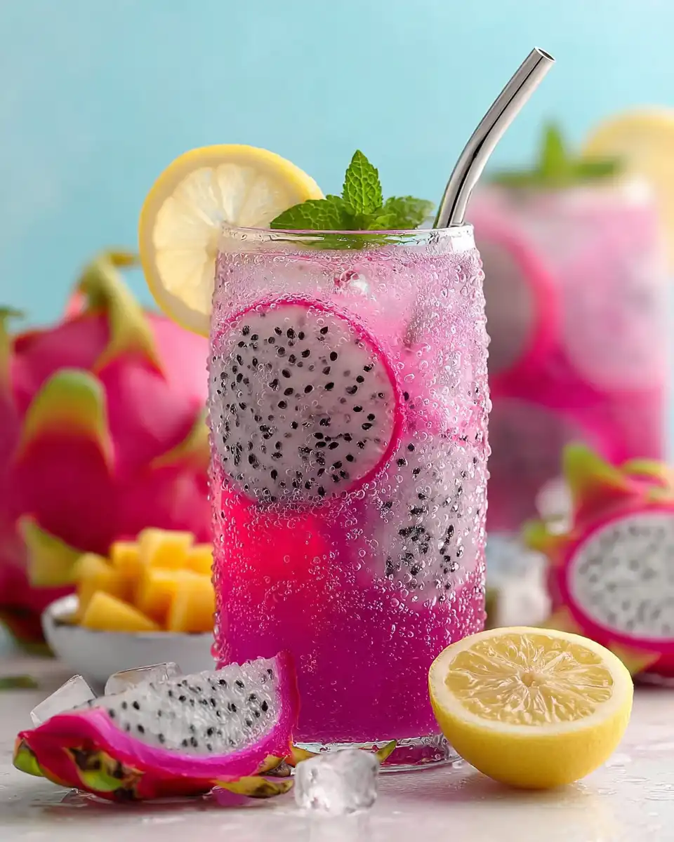Dragon Fruit Lemonade Refreshingly Bold