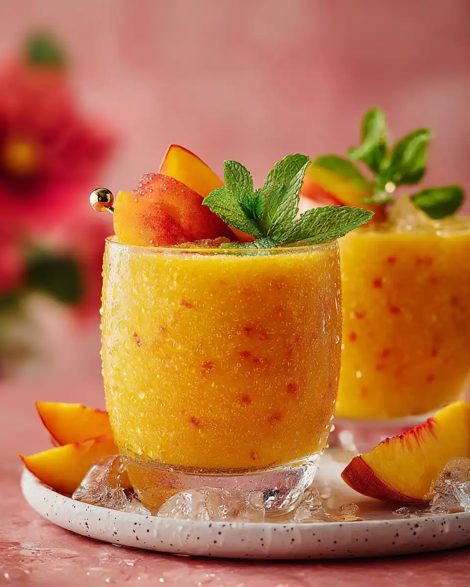 Frozen Peach Daiquiri Bold Refreshing Twist