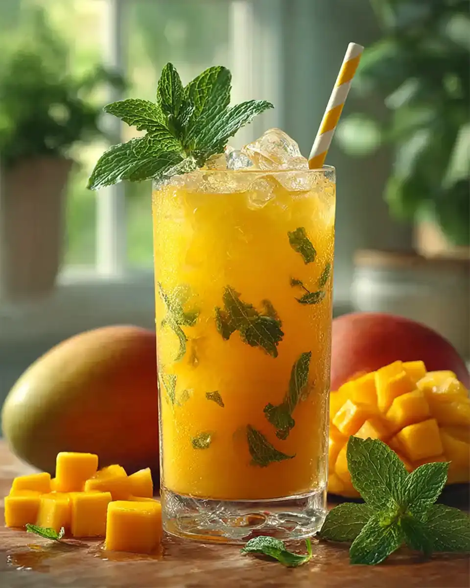 Mango Mint Cooler Refreshing Boost