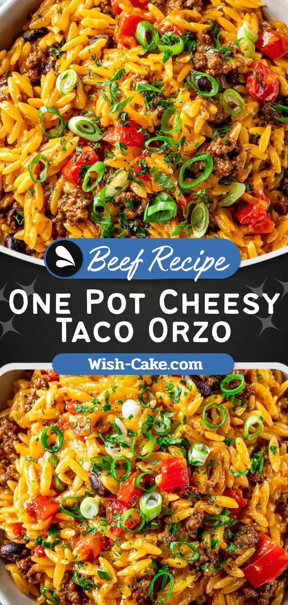 One Pot Cheesy Taco Orzo Made Easy