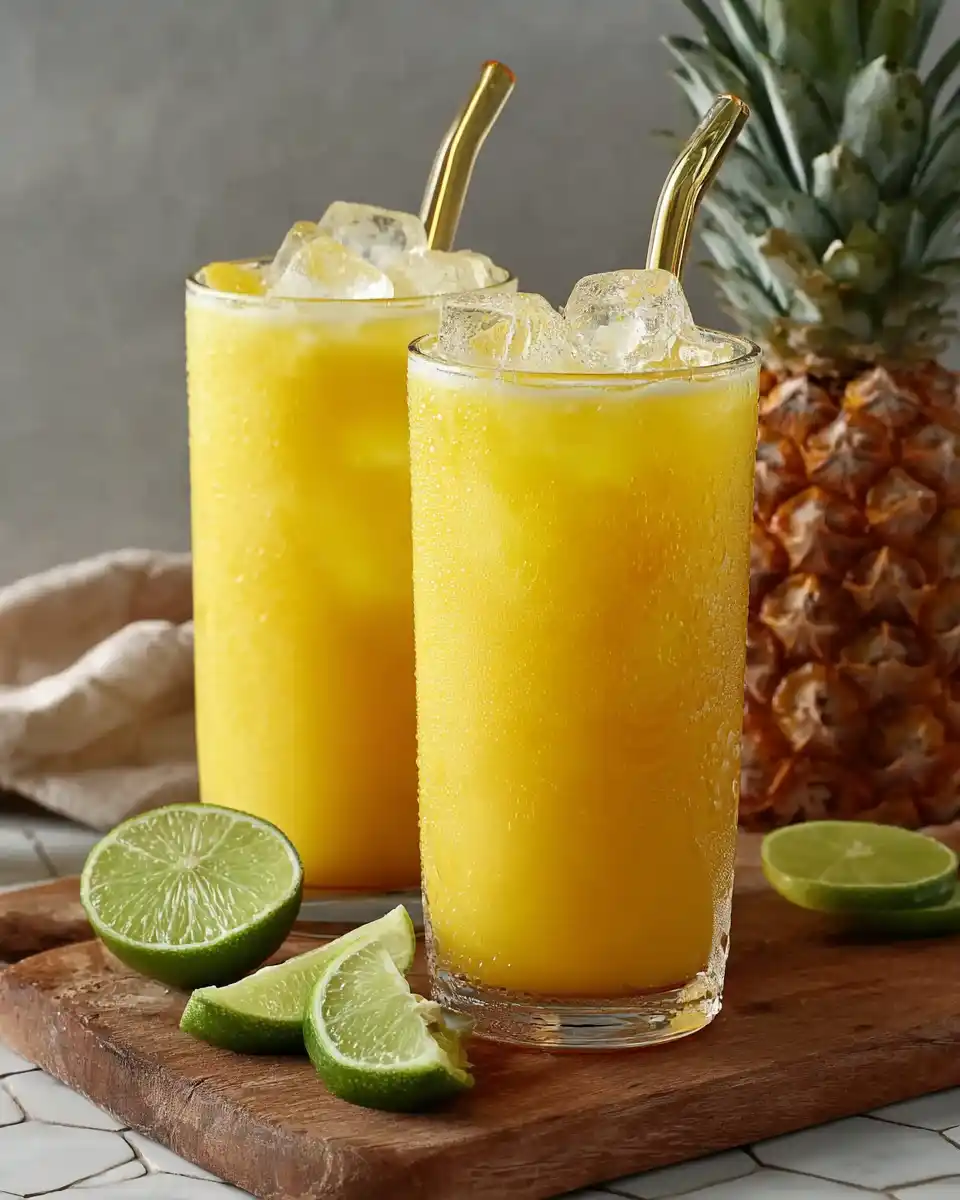 Pineapple Ginger Juice Powerful Cleanse