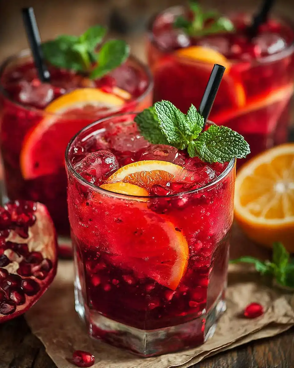 Orange Pomegranate Juice Refreshingly Powerful
