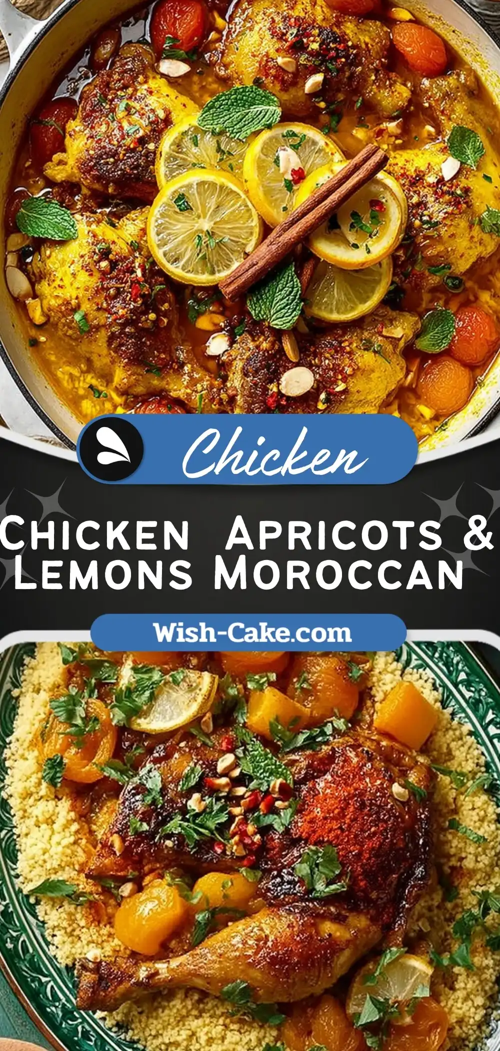 Moroccan Chicken with Apricots and Lemons Irresistible Tagine