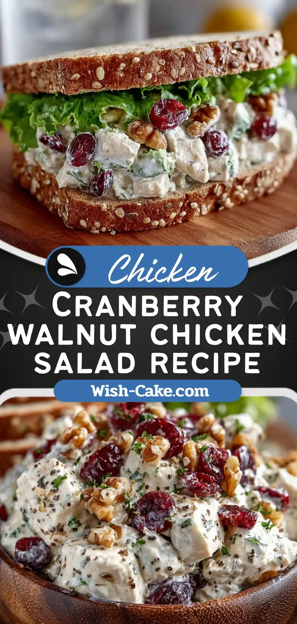 Cranberry Walnut Chicken Salad Irresistible Fresh Twist