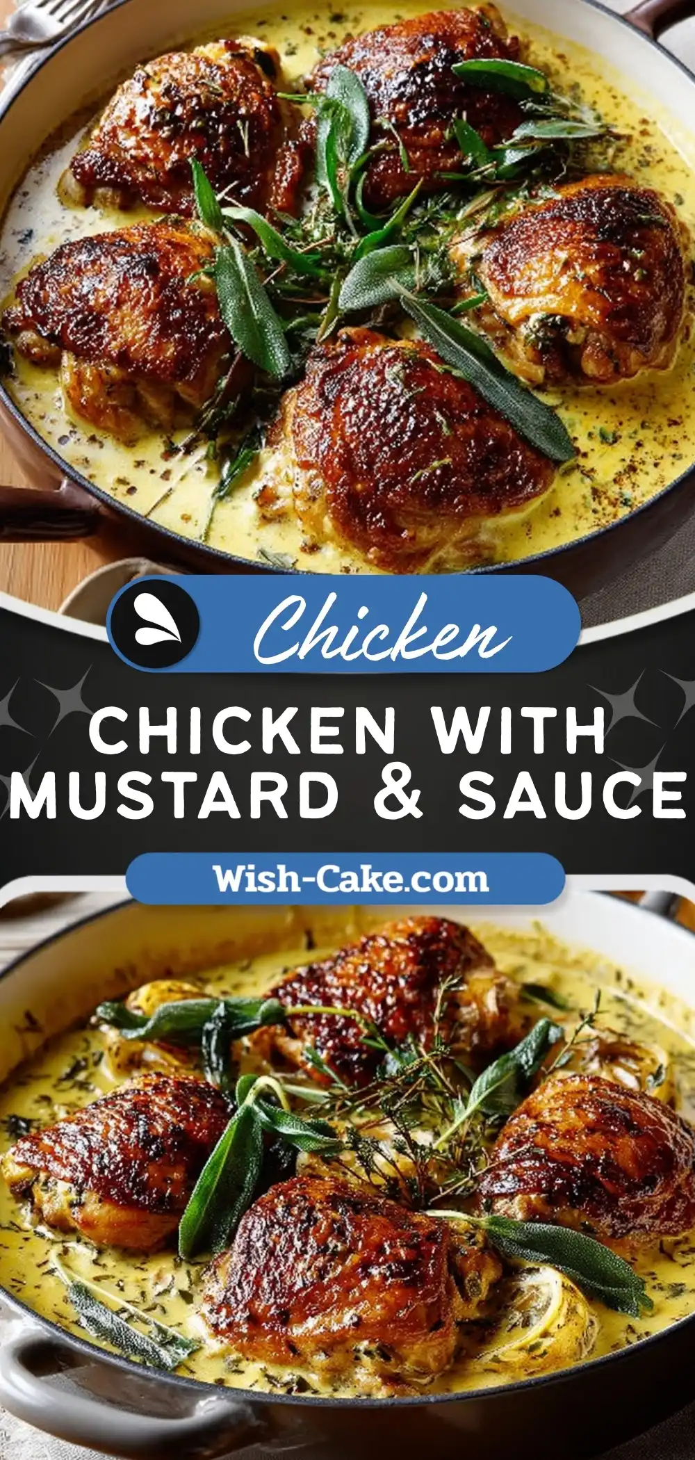 Chicken with Creamy Mustard and Sage Sauce: Irresistibly Savory Comfort