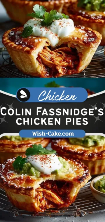 Colin Fassnidge's Chicken Chipotle Pies Irresistible Comfort