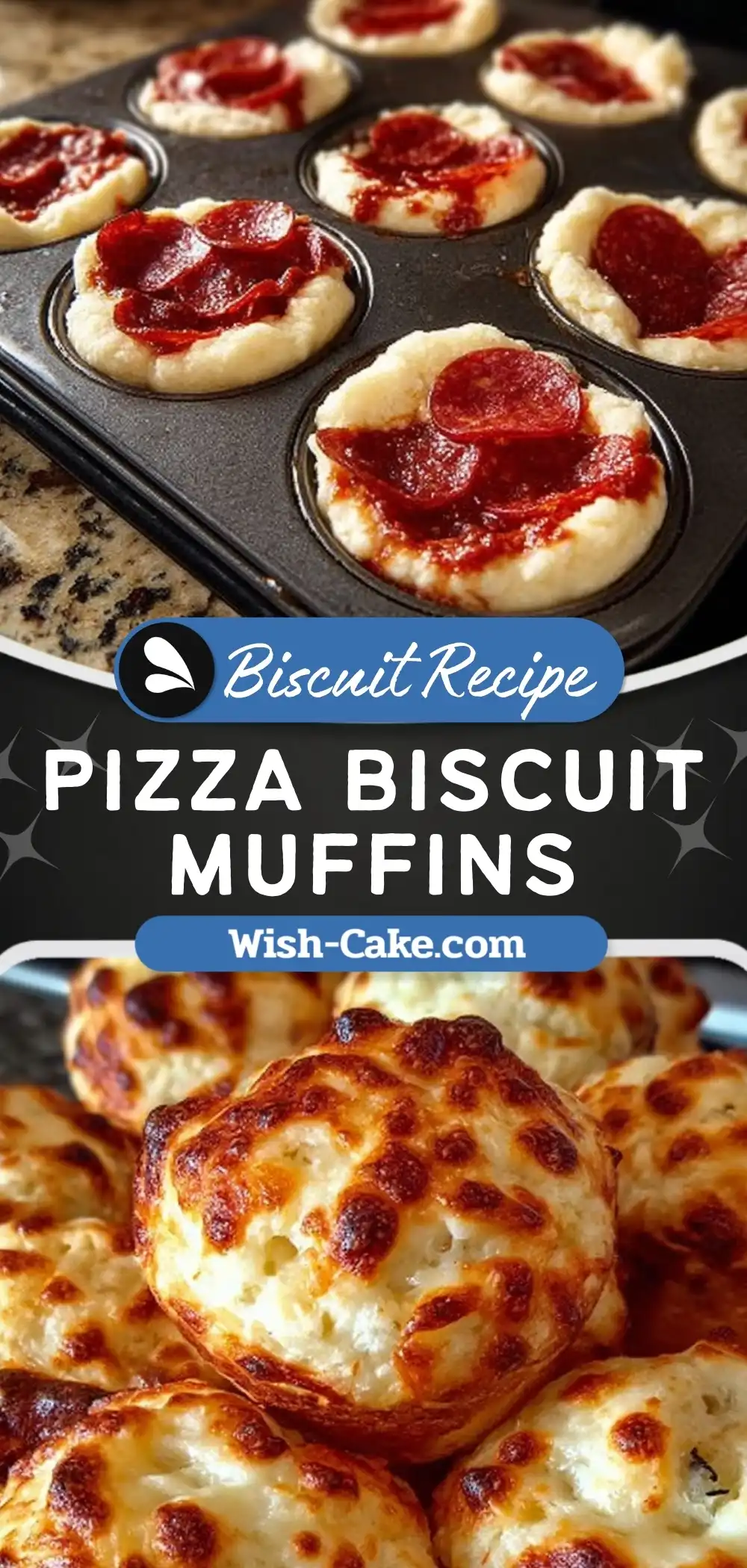 Pizza Biscuit Muffins Irresistible Bite