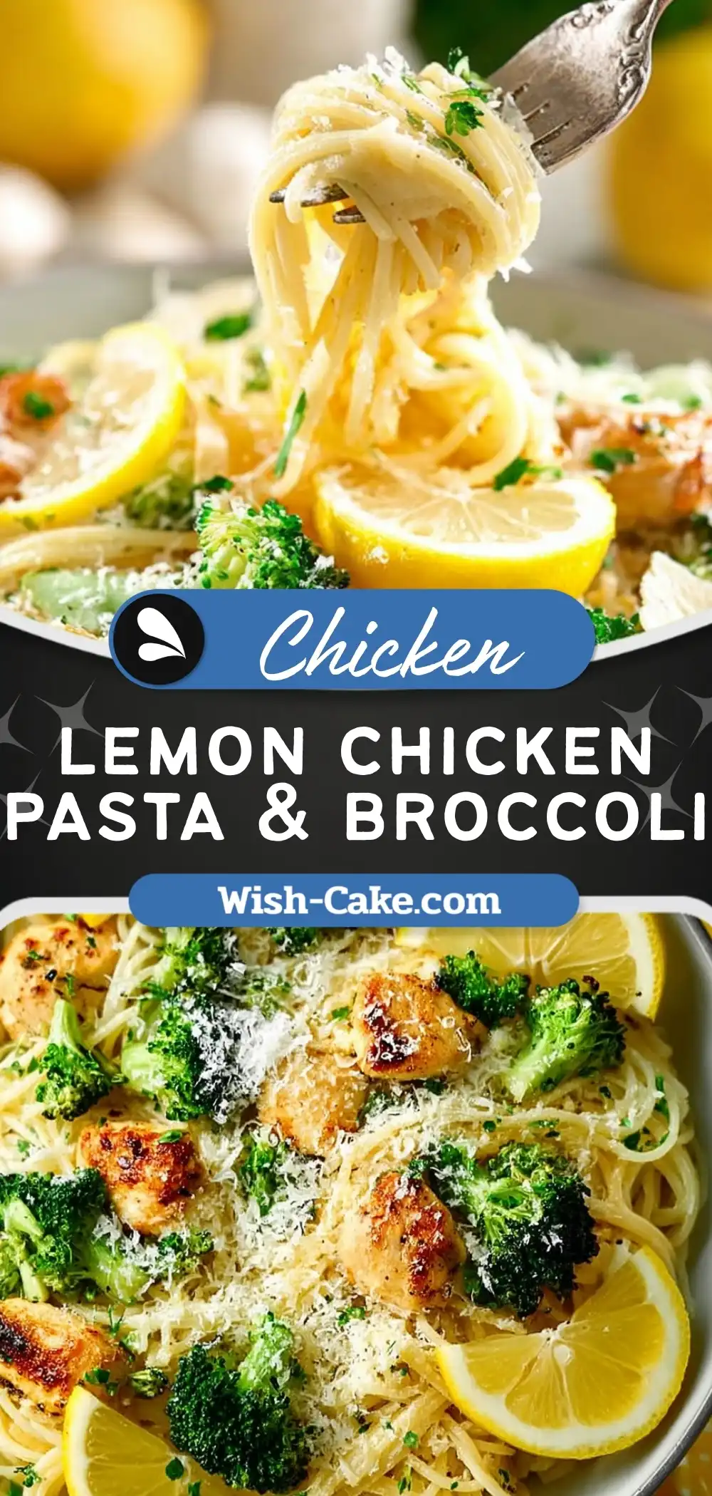 Lemon Chicken Pasta with Broccoli Irresistible Skillet Recipe