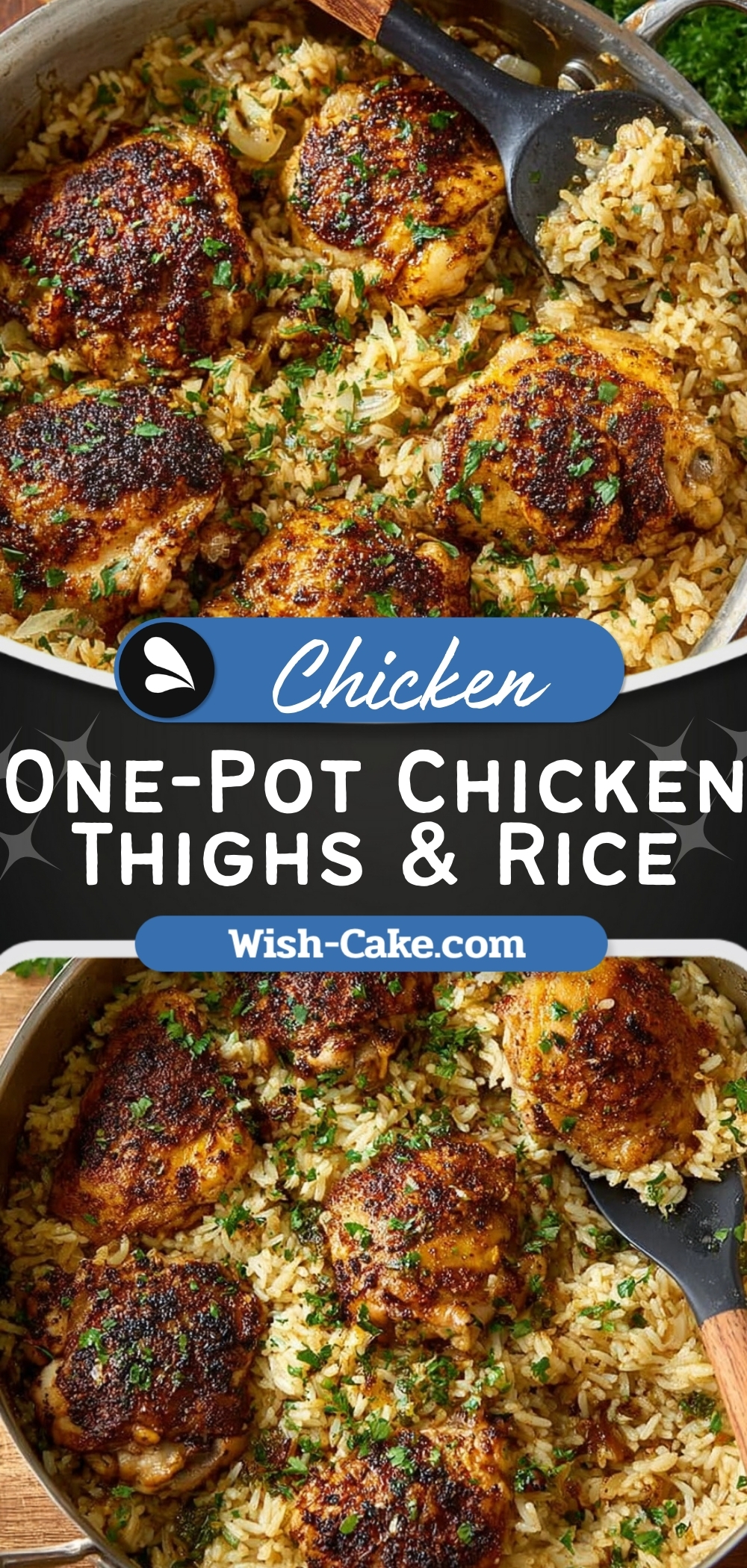 One-Pot Chicken Thighs and Rice Irresistible Comfort