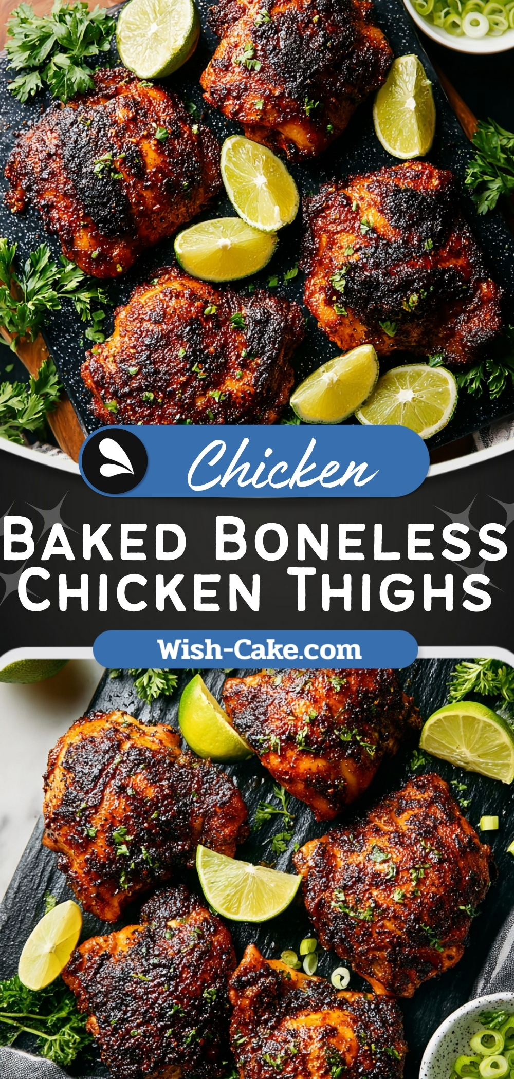 Simple Baked Boneless Chicken Thighs Perfectly Juicy
