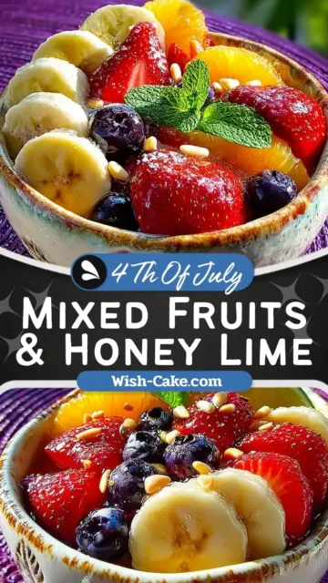 Mixed Fruits with Honey Lime Bright Delight