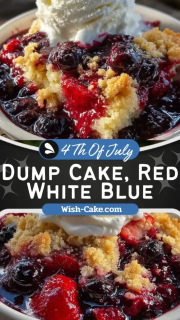 Quick Colorful Dump Cake Delight