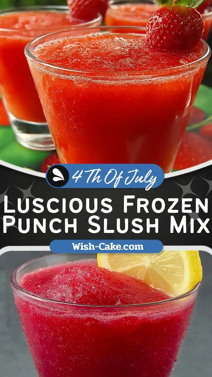 Luscious Frozen Punch Slush Mix Delight