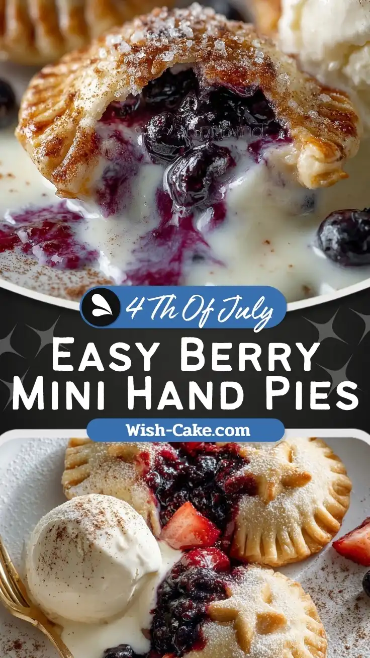 Colorful Berry Mini Hand Pies Delight