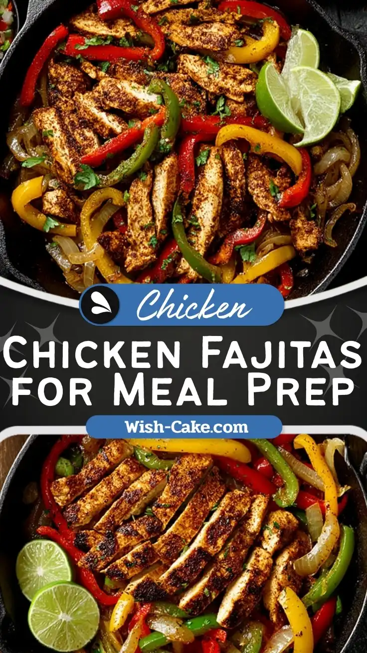 Healthy Skillet Chicken Fajitas for Meal Prep Power Guide