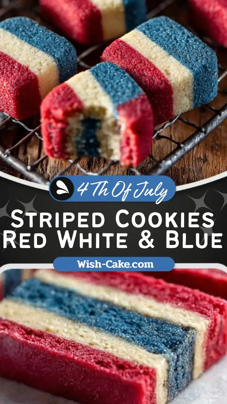 Striped Cookies Red White And Blue Delight Recipe