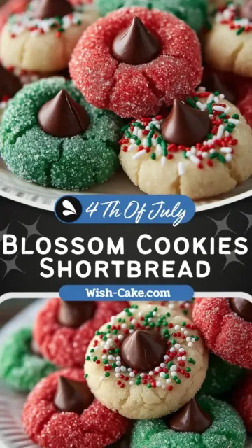 Holiday Blossom Cookies Simple Shortbread Delight