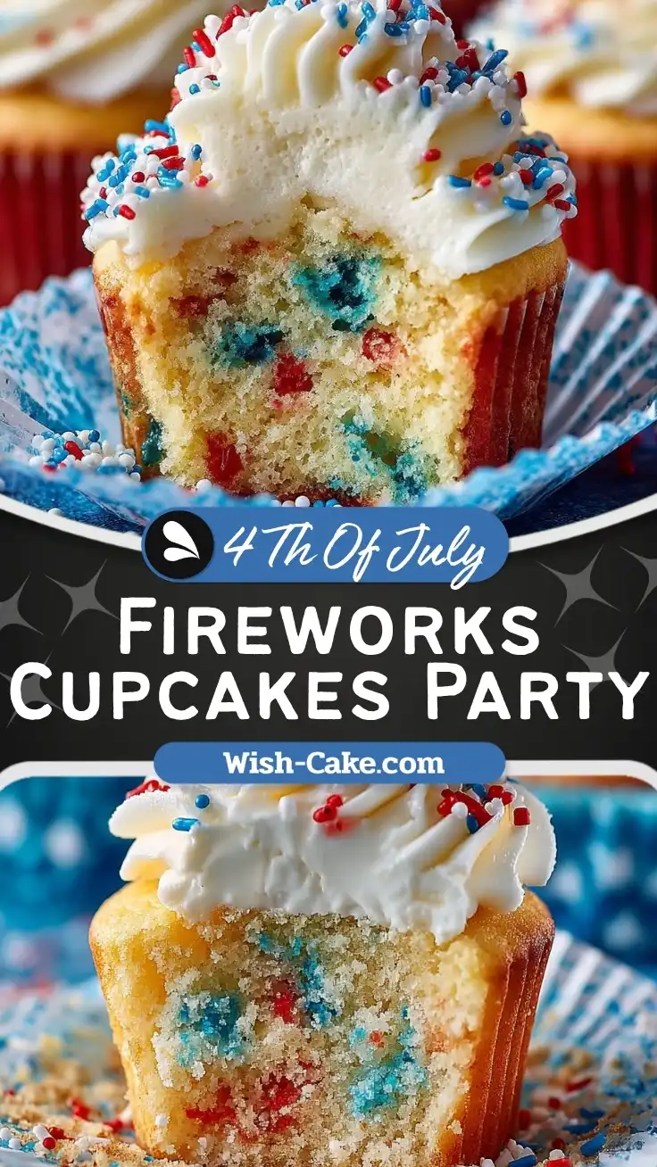 Festive Fireworks Cupcakes Party Delight