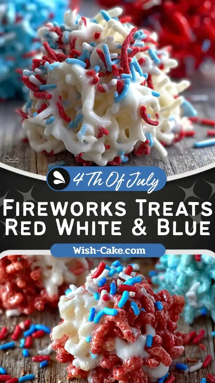 Fireworks Treats Colorful Red White & Blue Delight