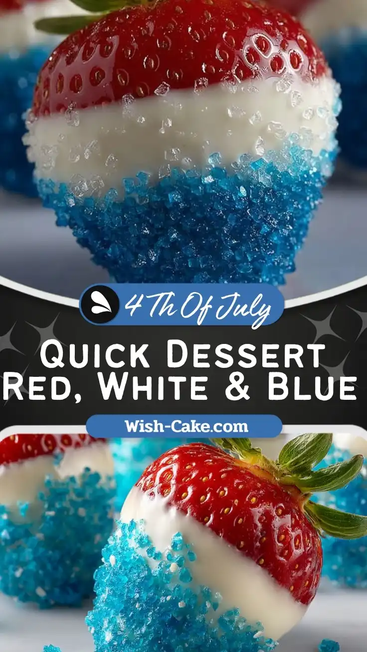 Quick Red White Blue Dessert Delight
