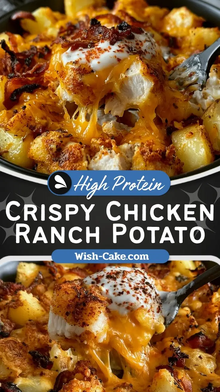 Crispy Air Fryer Chicken Ranch Potato Bowls