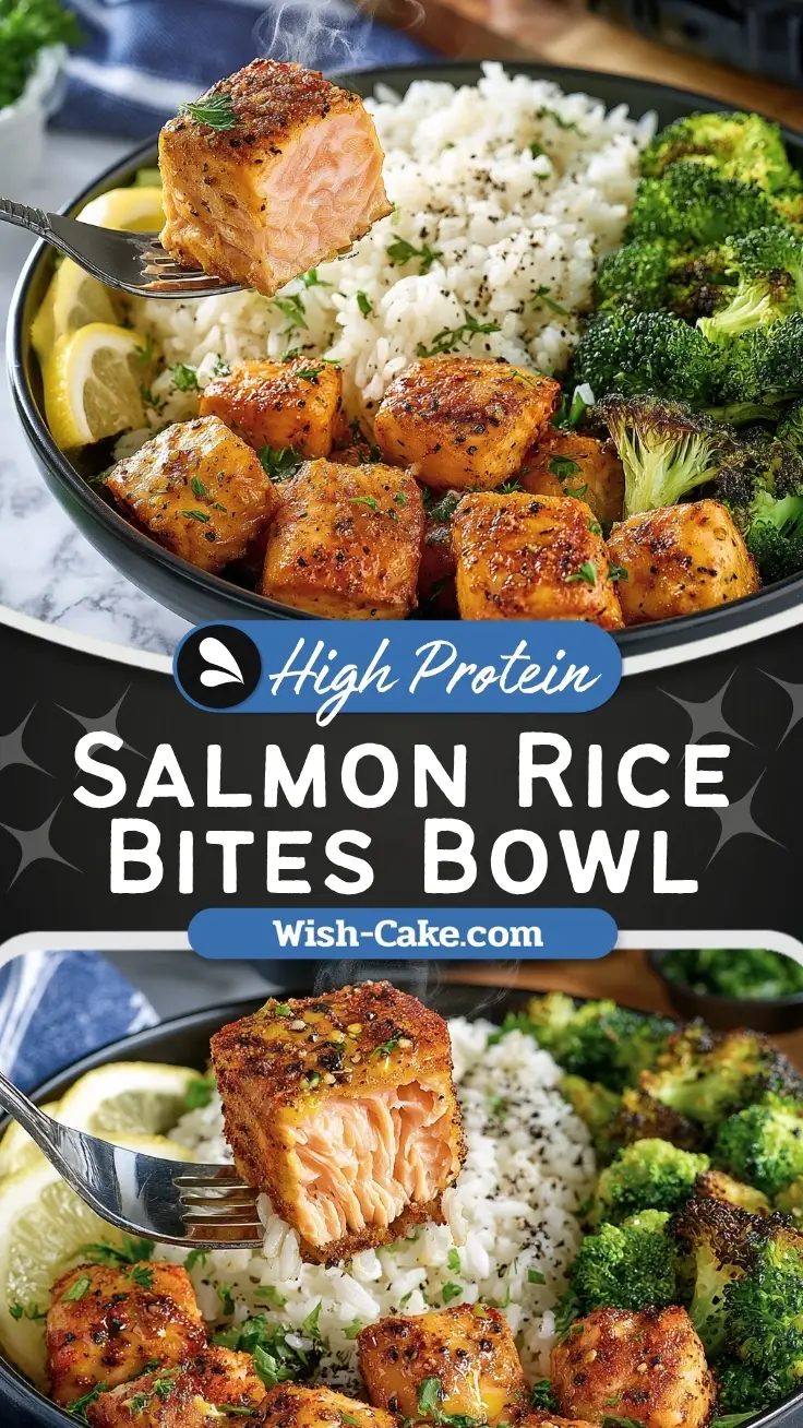 Crispy Air Fryer Salmon Rice Bites