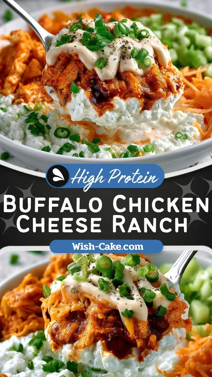 Creamy Buffalo Chicken Cottage Cheese Ranch Bowls