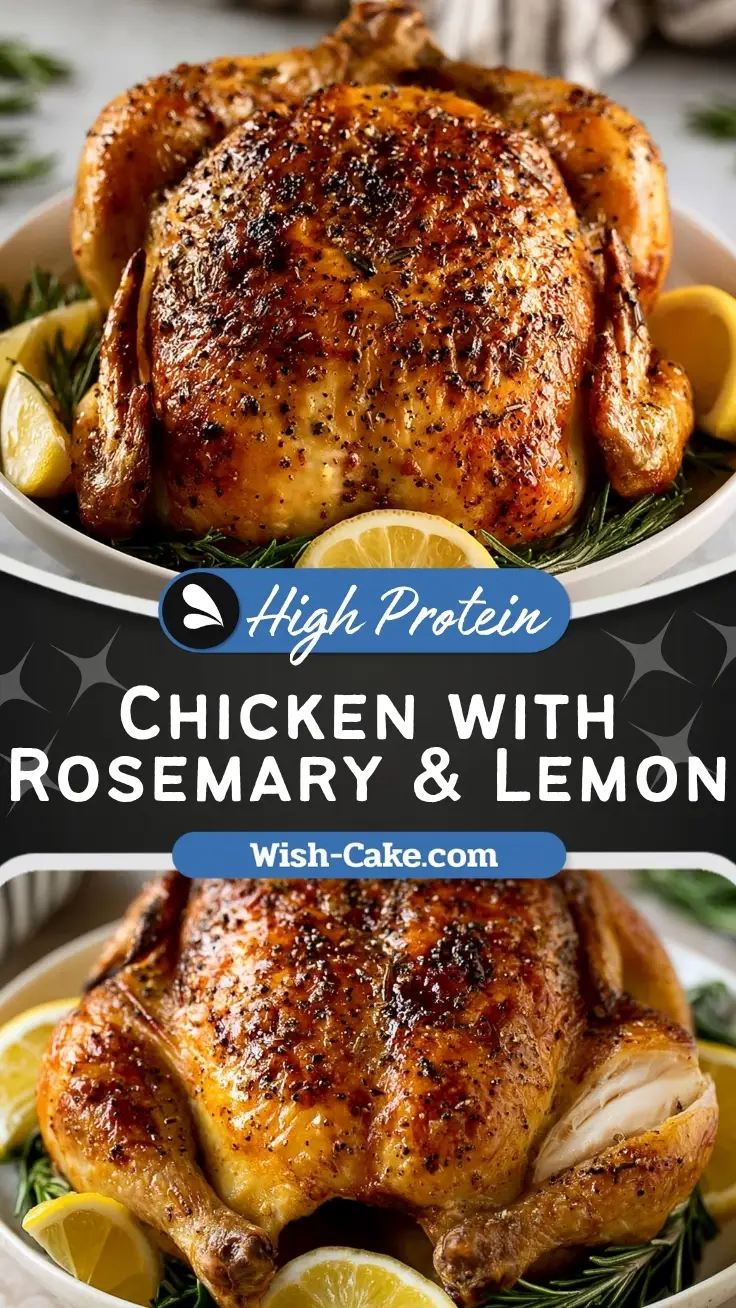 Easy Roast Chicken with Rosemary and Lemon