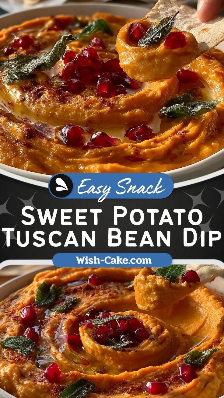 Creamy Sweet Potato Tuscan Bean Dip