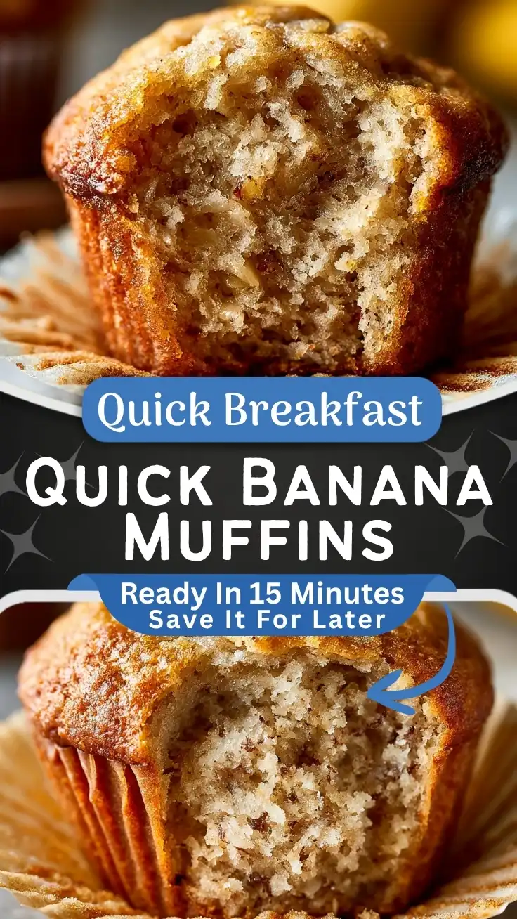 Easy Homemade Banana Muffins