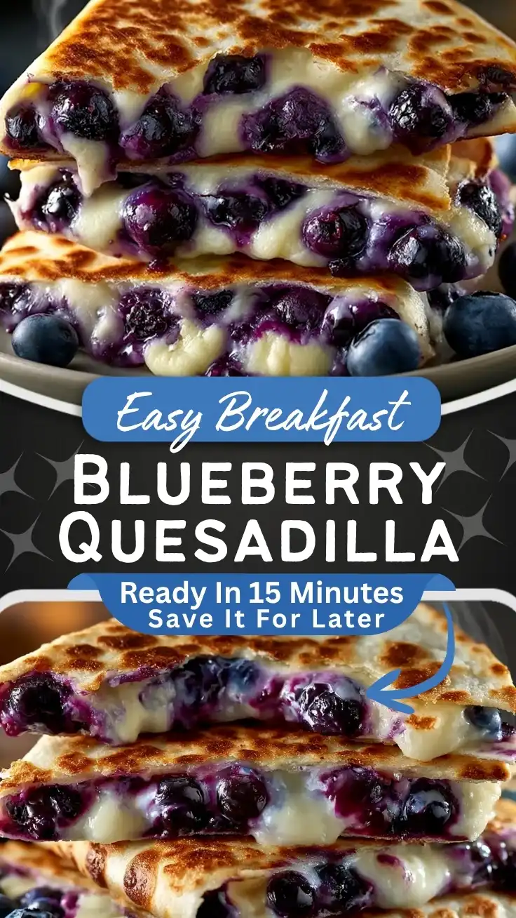 Delicious Blueberry Quesadilla Recipe
