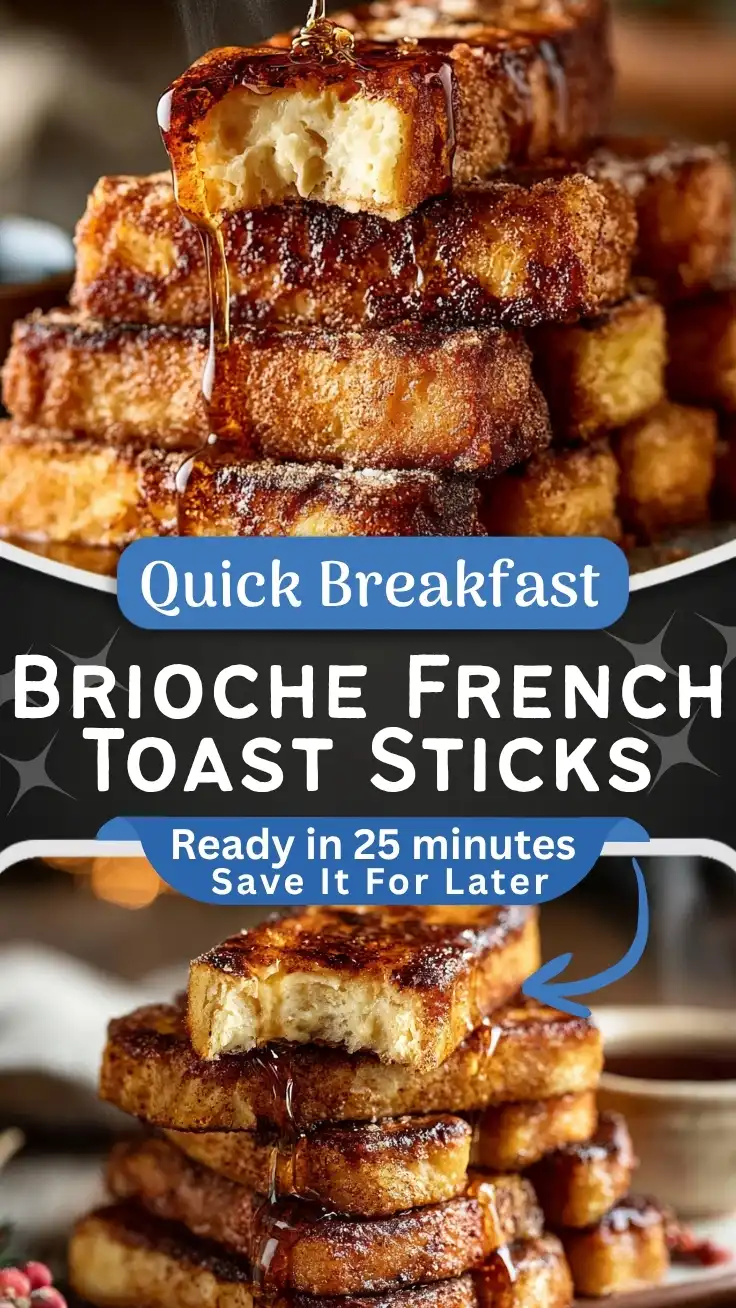 Crispy Brioche French Toast Sticks