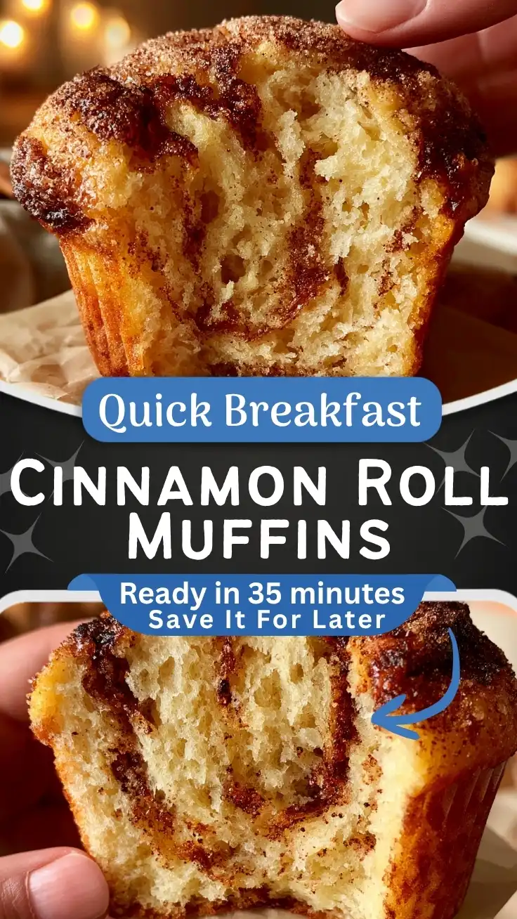 Easy Cinnamon Roll Muffins