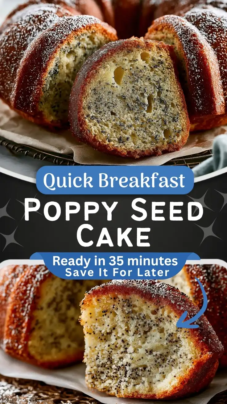 Classic Delicious Poppy Seed Cake